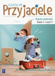 Szkolni przyjaciele. Ćwiczenia 1/4 WSiP. Autor: Ewa Schumacher, Zarzycka Irena, Kinga Preibisz-Wala. Dadada.pl Okładka książki Szkolni przyjaciele. Ćwiczenia 1/4 WSiP