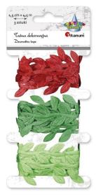 Opakowanie Taśma materiałowa gałązka 22mm x 4,5m 3szt.