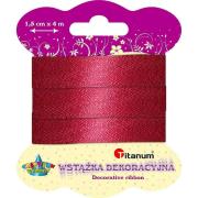 Opakowanie Wstążka metalizowana 15 mm x 4 m czerwona