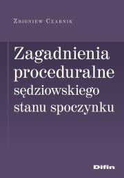 Okładka książki Zagadnienia proceduralne sędziowskiego stanu..