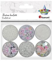 Opakowanie Zestaw dekoracyjny biały 6 wzorów PJ490