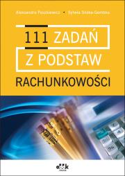 Okładka książki 111 zadań z podstaw rachunkowości