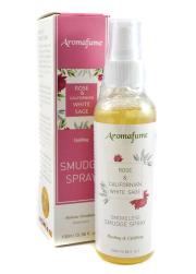 Zdjęcie produktu Biała szałwia Kadzidło w sprayu róża 100 ml