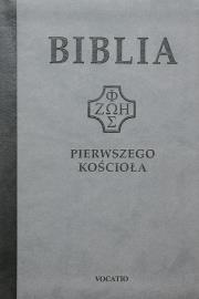 Okładka książki Biblia pierwszego Kościoła (szara)