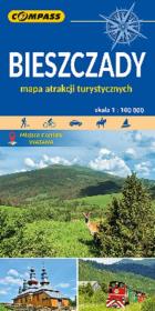 Bieszczady mapa atrakcji turystycznych. Autor:   Praca zbiorowa. Dadada.pl Okładka książki Bieszczady mapa atrakcji turystycznych