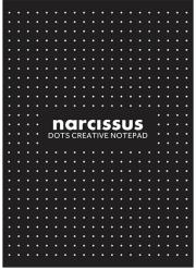 Blok A4/80K Narcisuss kropki czarny (6szt). Wydawca: Narcissus. Dadada.pl Opakowanie Blok A4/80K Narcisuss kropki czarny (6szt)
