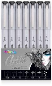 Opakowanie Cienkopisy do szkicowania Colorino Kids artist 7 końcówek