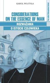Considerations on the Essence of Man. Autor: Karol Wojtyła. Dadada.pl Okładka książki Considerations on the Essence of Man
