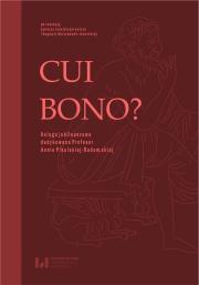 Okładka książki Cui bono?