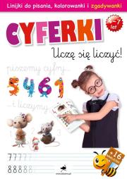 Cyferki. Uczę się liczyć!. Autor: Opracowanie zbiorowe. Dadada.pl Okładka książki Cyferki. Uczę się liczyć!