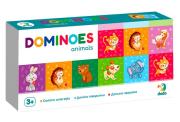 Domino Zwierzęta 29 elementów. Wydawca: DodoEditor. Dadada.pl Opakowanie Domino Zwierzęta 29 elementów