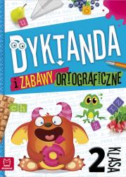 Dyktanda i zabawy ortograficzne. Klasa 2. Autor: Bogusław Michalec     Marcin Szyma     Grzegorz Petryszak. Dadada.pl Okładka książki Dyktanda i zabawy ortograficzne. Klasa 2