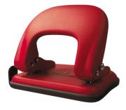 Opakowanie Dziurkacz Tetis metalowy średni czerwony 25 arkusz