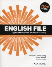 English File 3E Upper-Intermediate WB key. Autor: Latham-Koenig Christina, Oxenden Clive, Seligson Paul. Dadada.pl Okładka książki English File 3E Upper-Intermediate WB key
