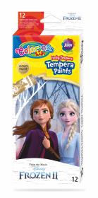 Opakowanie Farby Colorino Kids tempera w tubach 12 kolorów 12 ml Frozen