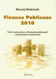 Okładka książki Finanse Publiczne 2010