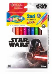Opakowanie Flamastry dwustronne Colorino Kids 10 kolorów Star Wars