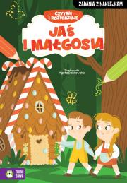 Okładka książki Jaś i Małgosia. Czytam i rozwiązuję