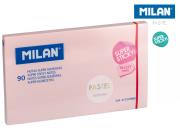 Opakowanie Karteczki samoprzylepne różowe Milan super sticky pastel 127 x 76, 90 sztuk