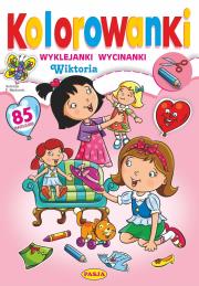 Kolorowanki. Wiktoria. Autor: Ernest Błędowski. Dadada.pl Okładka książki Kolorowanki. Wiktoria