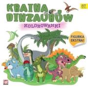 Okładka książki Kraina dinozaurów. Kolorowanki. Fakt kolorowanki