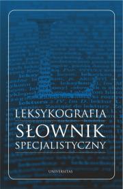 Okładka książki Leksykografia Słownik specjalistyczny