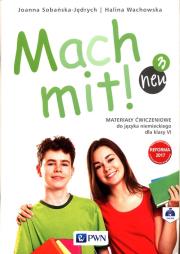 Mach mit! neu 3. Materiały ćwiczenioweklasa VI. Autor: Joanna Sobańska-Jędrych, Wachowska Halina. Dadada.pl Okładka książki Mach mit! neu 3. Materiały ćwiczenioweklasa VI