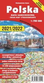 Mapa ,,Polska 1:700 000” - foliowana (wyd.2020). Autor: Opracowanie zbiorowe. Dadada.pl Okładka książki Mapa ,,Polska 1:700 000” - foliowana (wyd.2020)