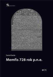 Memfis 728 rok p.n.e.. Autor: Gazda Daniel. Dadada.pl Okładka książki Memfis 728 rok p.n.e.