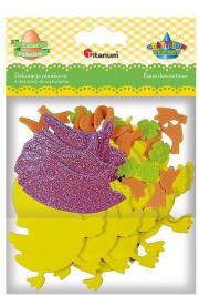 Opakowanie Naklejki piankowe 3D kaczuszki do złożenia 6szt