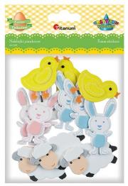 Opakowanie Naklejki piankowe 3D mix wzorów 12szt