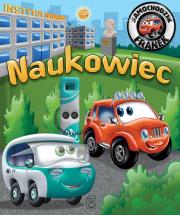 Naukowiec. Samochodzik Franek. Autor: Karolina Górska. Dadada.pl Okładka książki Naukowiec. Samochodzik Franek