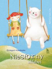 Niesforny alfabet. Autor: Grzegorz Kasdepke. Dadada.pl Okładka książki Niesforny alfabet