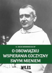 Okładka książki O obowiązku wspierania Ojczyzny swym mieniem