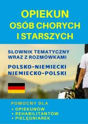 Okładka książki Opiekun osób chorych i starszych Słonik tematyczny