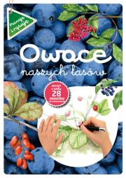 Owoce naszych lasów wyd. 2021. Autor: Katarzyna Kopiec-Sekieta. Dadada.pl Okładka książki Owoce naszych lasów wyd. 2021