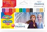 Opakowanie Pastele olejne Colorino Kids trójkątne 12 kolorów Frozen