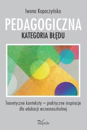Okładka książki Pedagogiczna kategoria błędu