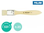Pędzel MILAN spalter szczecinowy seria 531 nr 25 blister. Wydawca: MILAN. Dadada.pl Opakowanie Pędzel MILAN spalter szczecinowy seria 531 nr 25 blister