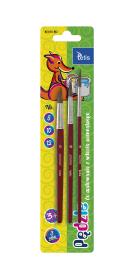 Opakowanie Pędzle do malowania Tetis okragłe 8, 10, 12 KE010-BO