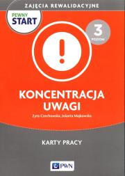 Pewny start. Zajęcia rewalidacyjne.Koncentracj. Autor: Czechowska Zyta, Majkowska Jolanta. Dadada.pl Okładka książki Pewny start. Zajęcia rewalidacyjne.Koncentracj