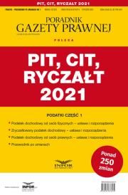 PIT CIT Ryczałt 2021. Autor:   Praca zbiorowa. Dadada.pl Okładka książki PIT CIT Ryczałt 2021