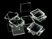 Opakowanie Podstawki pod figurki kwadrat 25x2mm 15szt