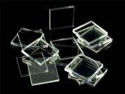 Opakowanie Podstawki pod figurki kwadrat 25x3mm 15szt