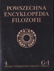 Powszechna Encyklopedia Filozofii t.4 G-I. Autor:   Praca zbiorowa. Dadada.pl Okładka książki Powszechna Encyklopedia Filozofii t.4 G-I