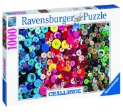 Opakowanie Puzzle 1000 Challenge. Kolorowe guziki
