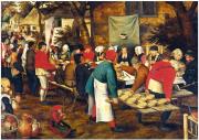 Opakowanie Puzzle 1000 Chłopskie wesele, Brueghel