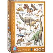 Opakowanie Puzzle 1000 Dinozaury z okresu jurajskiego 6000-0099