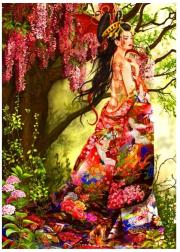 Opakowanie Puzzle 1000 Królowa Jedwabiu