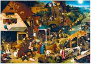 Opakowanie Puzzle 1000 Przysłowia, Brueghel